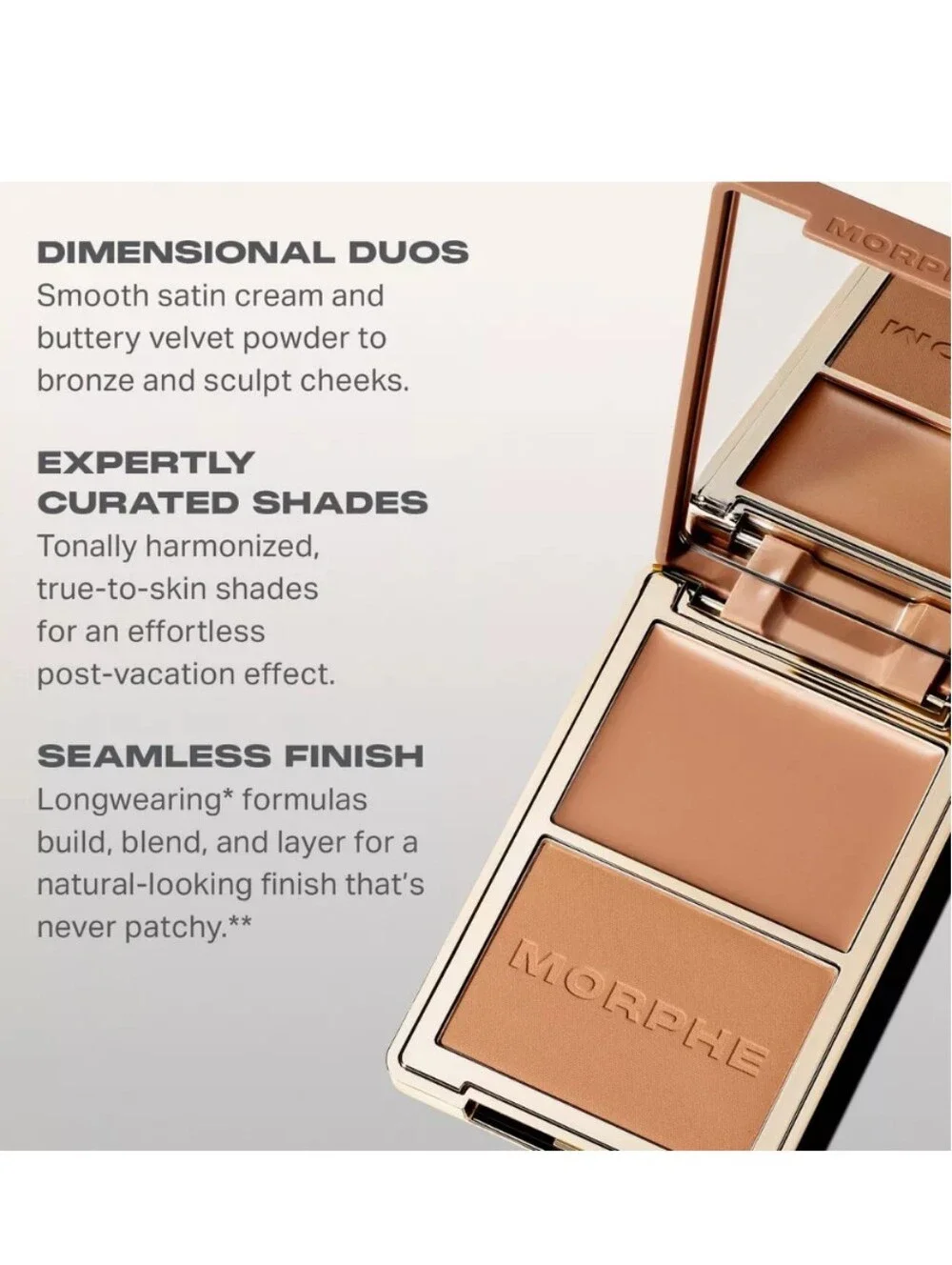 Morphe Cheek Thrills Bronze & Tone Duo Shade: Maui Surf 🆕